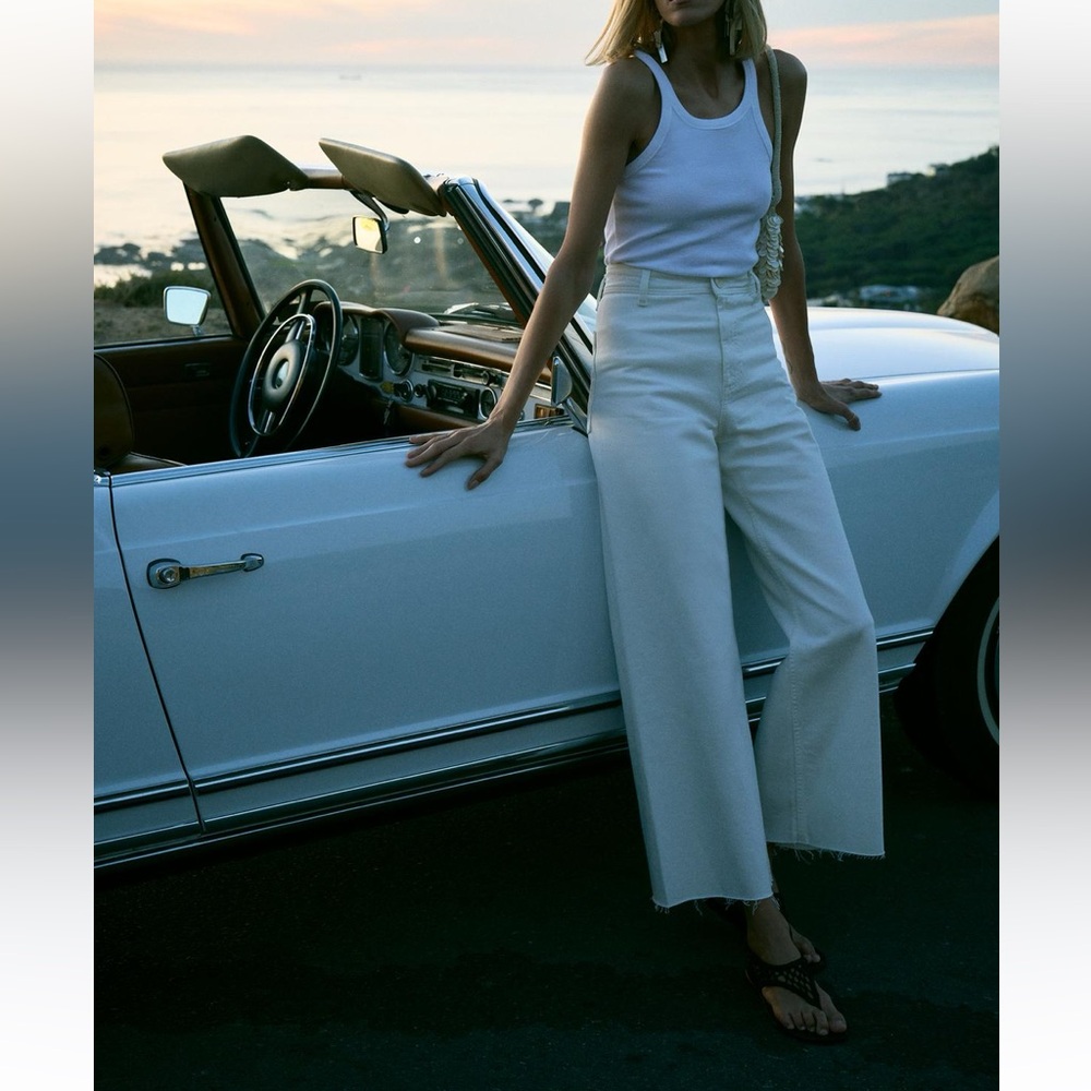 White Zara jeans